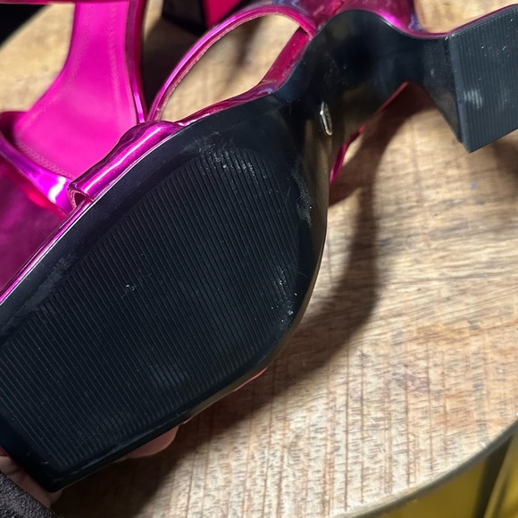 Zara Metallic Chrome Pink Heels - Picture 5 of 5